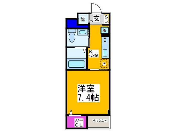 ライルエフ北野田の物件間取画像