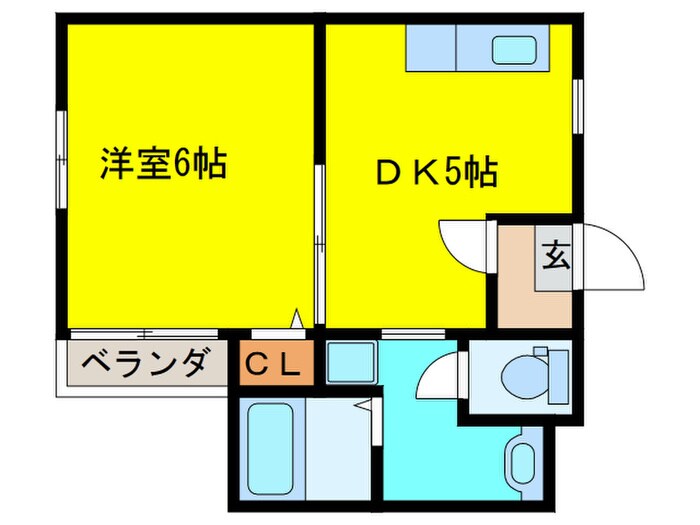 寿ハイツの物件間取画像