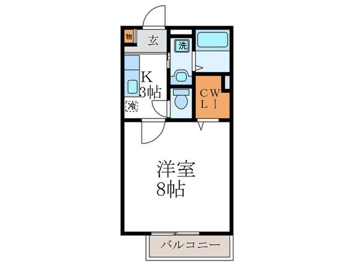 パル加茂川の物件間取画像