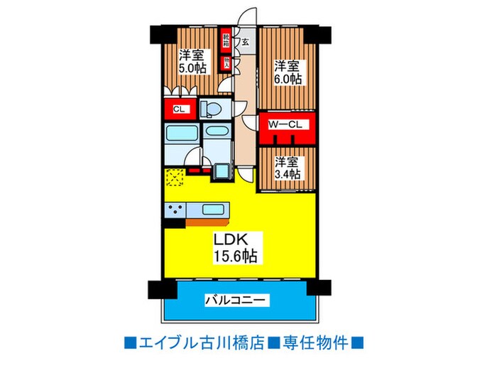 ｾﾝﾄﾗﾙｹﾞｰﾄﾚｼﾞﾃﾞﾝｽ（806）の物件間取画像