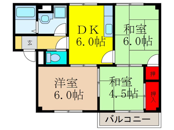 エスポアールコートの物件間取画像