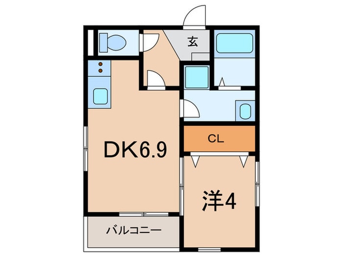 Pista武庫川の物件間取画像