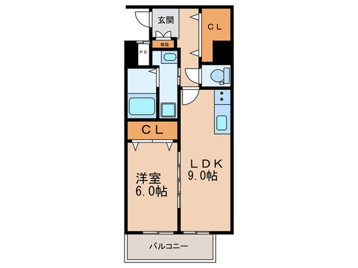 ジョワ天王寺の物件間取画像