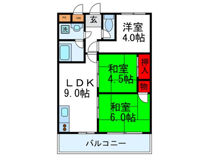物件間取画像