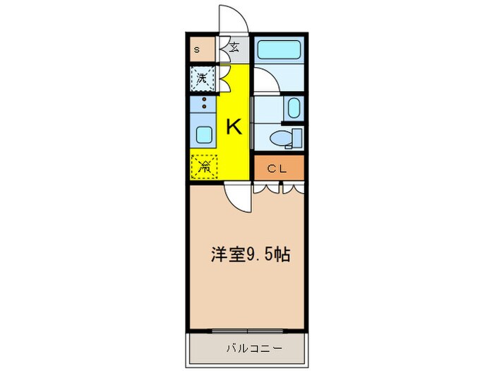 ﾘｰｶﾞﾙ神戸三宮ﾌﾗﾜｰﾛｰﾄﾞ(1203)の物件間取画像