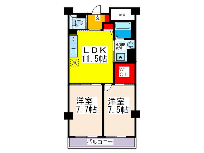 我楽ハウスの物件間取画像