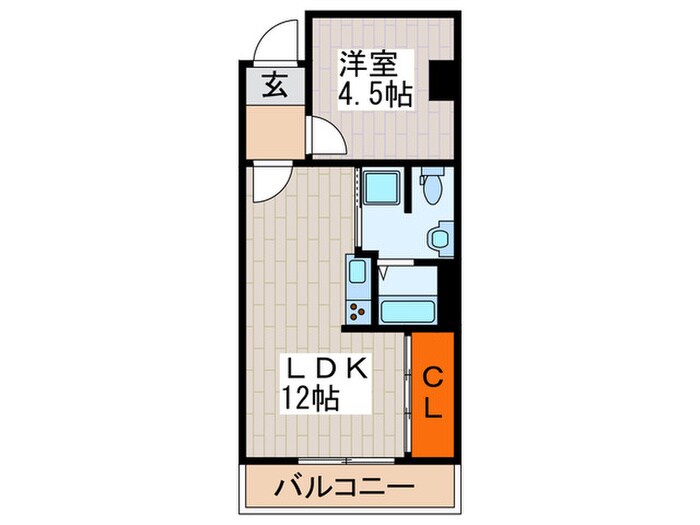 エヌ・シーココモ巽の物件間取画像