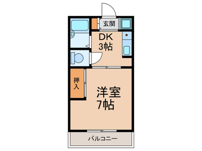 コートアゼリアＢ棟の物件間取画像