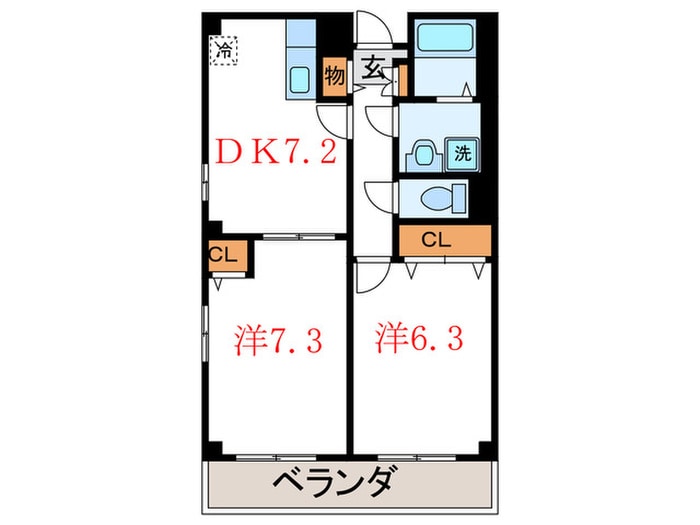 グランペルルの物件間取画像