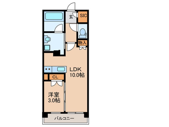 アーバンパーク淡路の物件間取画像