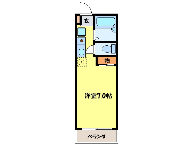 イーストヒル石切の物件間取画像