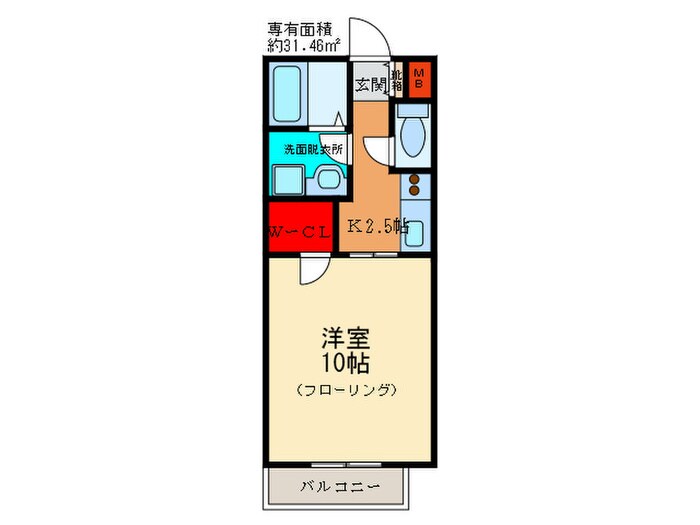 物件間取画像