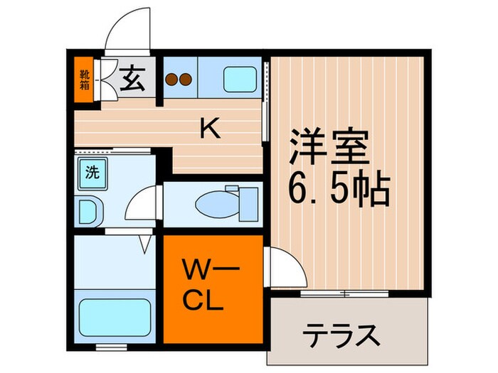 ラメ－ル五条の物件間取画像