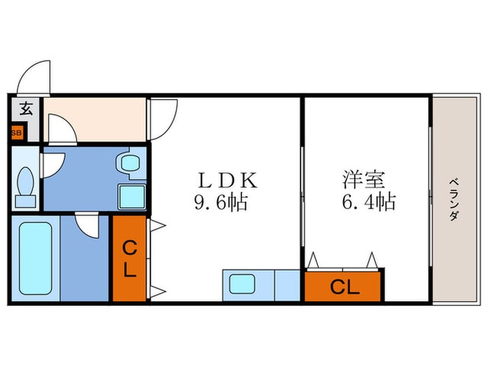 Ｓunshine八角の物件間取画像