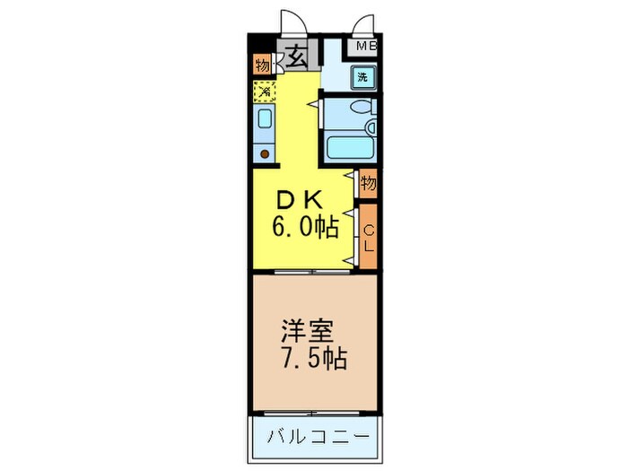 ホ－ムポ－ト朝日の物件間取画像