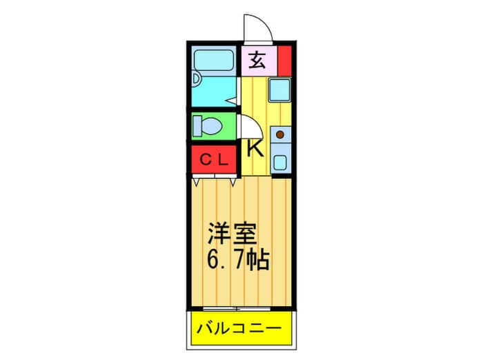 クレストプラザの物件間取画像