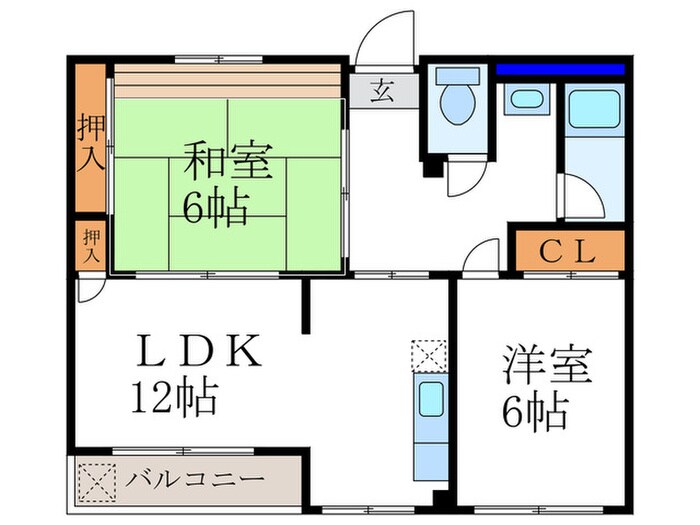 リエス西院の物件間取画像