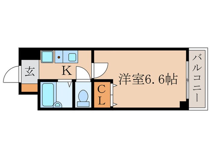 コンフォ-ト桃山の物件間取画像