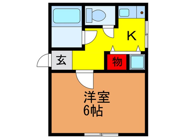 マンションはまゆうの物件間取画像