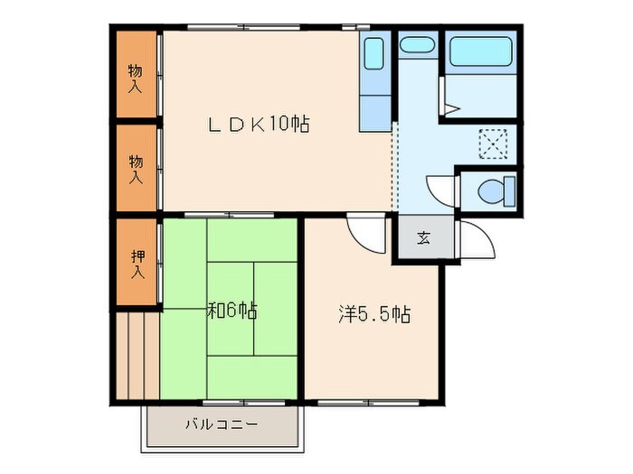 ソファレ池上の物件間取画像