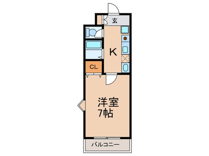 アンピエスＫの物件間取画像