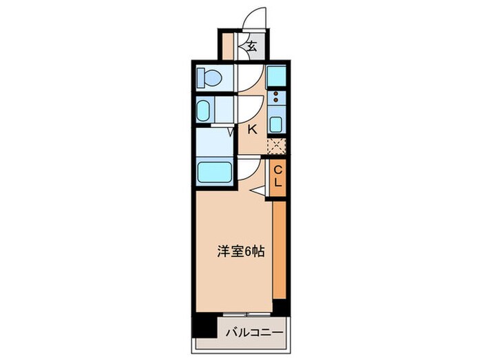 ﾌﾟﾚｻﾝｽ大正ｴﾐﾅﾝｽ(203)の物件間取画像