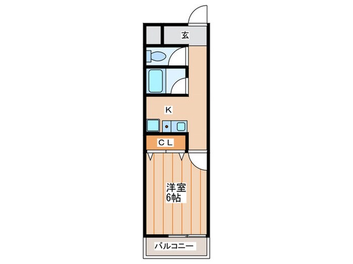 アビリティＫの物件間取画像