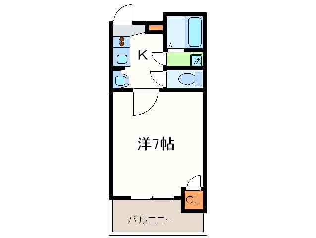 ロイヤルメゾン北浜の物件間取画像