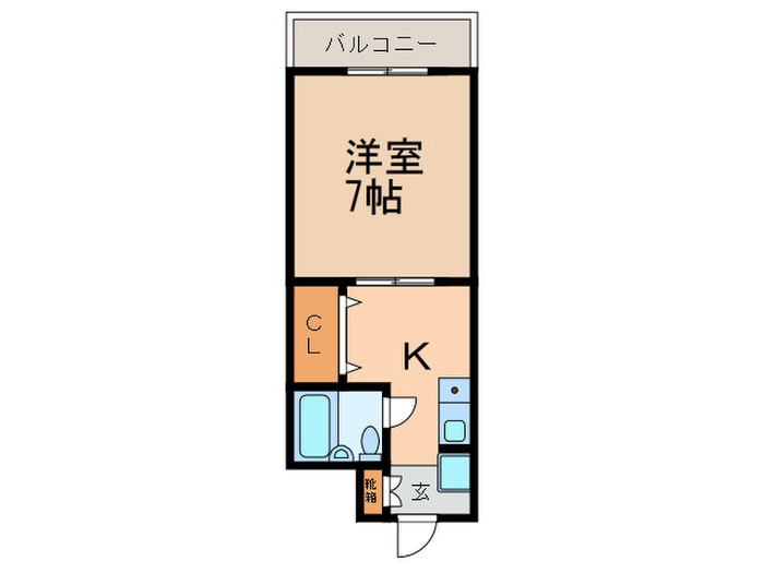 ハウゼ南豊中の物件間取画像