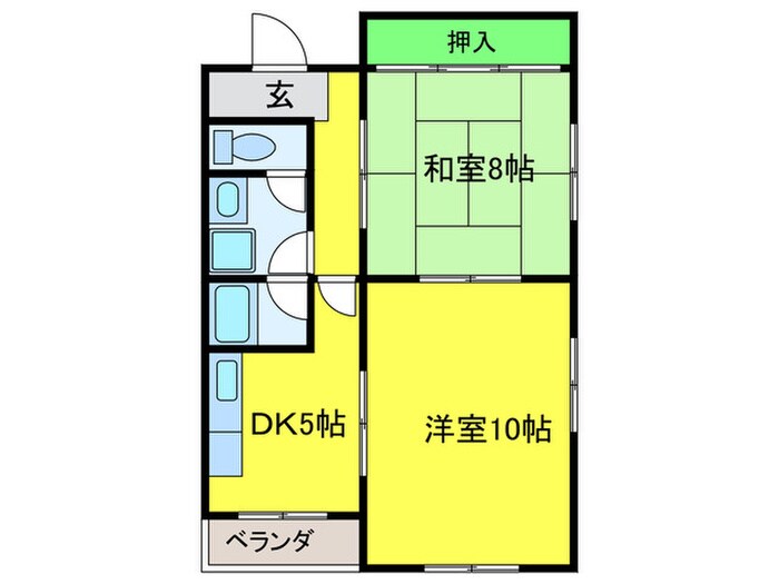 モリギハイツの物件間取画像