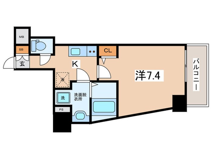 エグゼ阿倍野(903)の物件間取画像