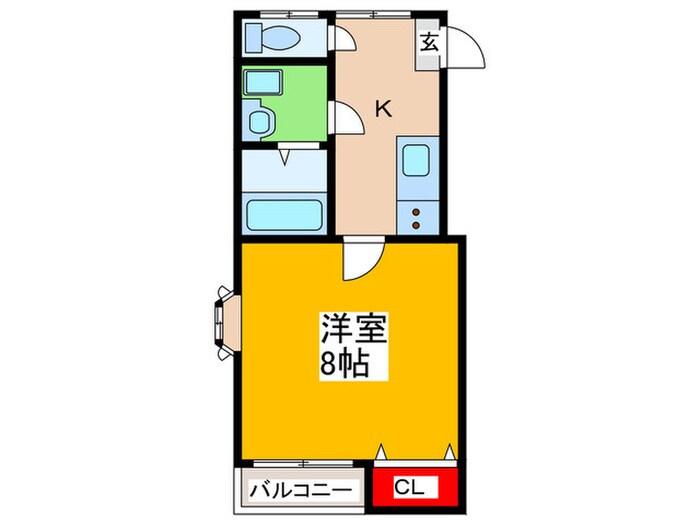 メゾンカルムの物件間取画像