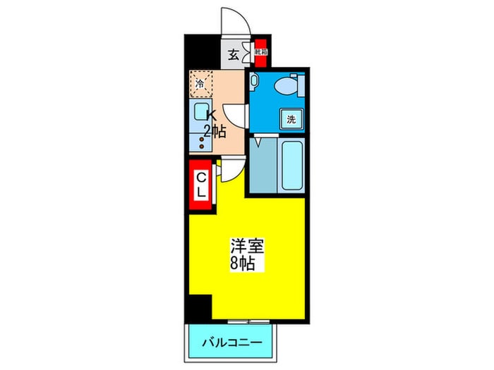 ザ・パーククロス阿波座の物件間取画像