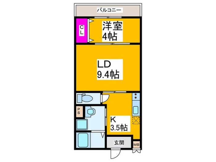 仮）ＣＯＣＯ　ＭＯＺＵの物件間取画像