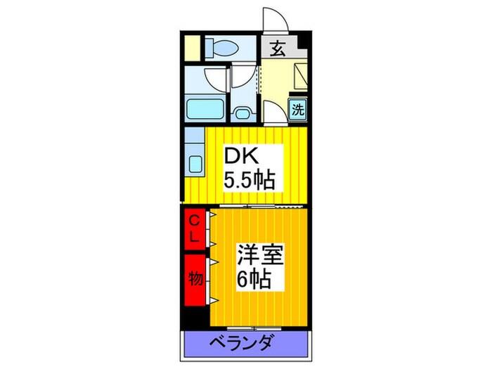 ハ－モニ－の物件間取画像