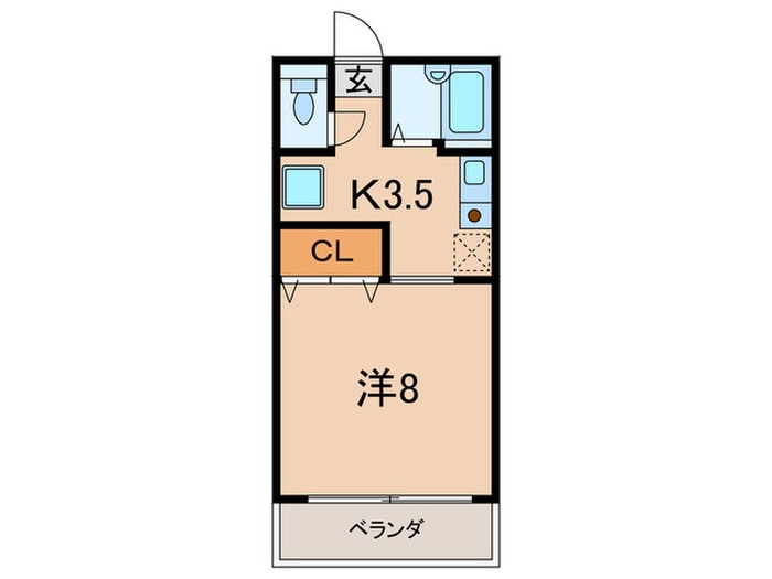 サンハイツ六甲の物件間取画像