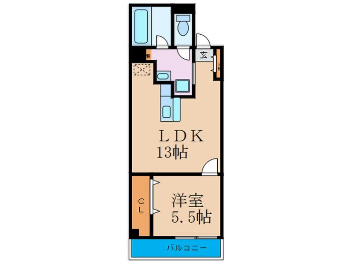 サンウィズＯＳＡＫＡの物件間取画像