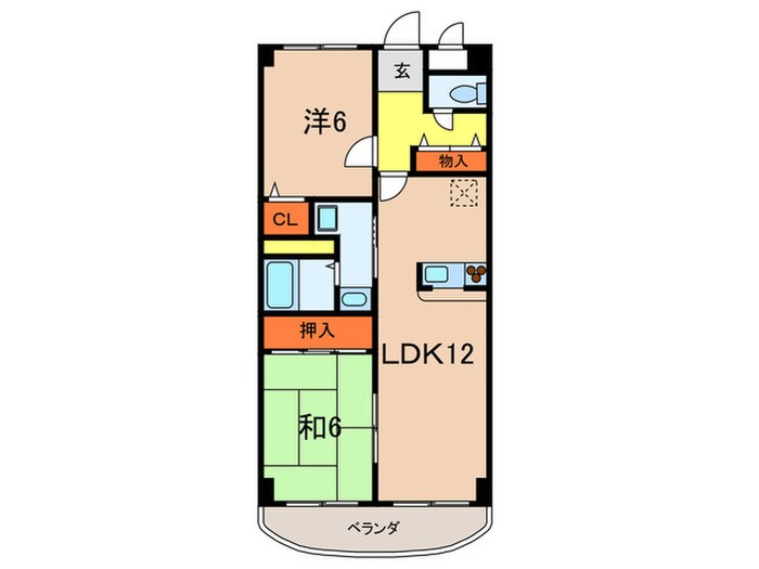シェリール甲東園の物件間取画像