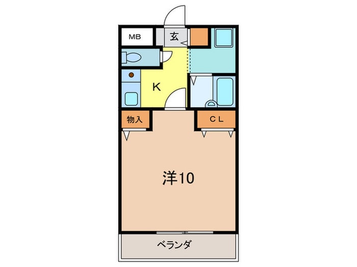 クレッセント逆瀬川の物件間取画像