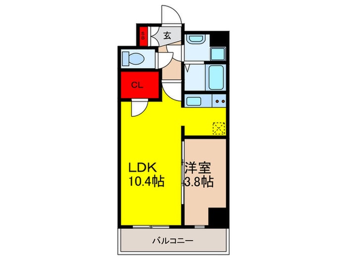 プロスパー豊中南の物件間取画像