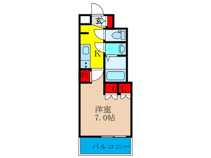 アルティザ淡路駅東の物件間取画像