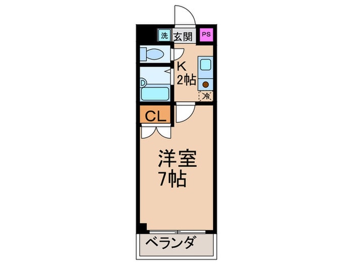 コスモコ－ト大南の物件間取画像