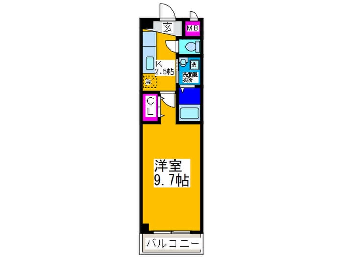 オリーブ白鷺の物件間取画像