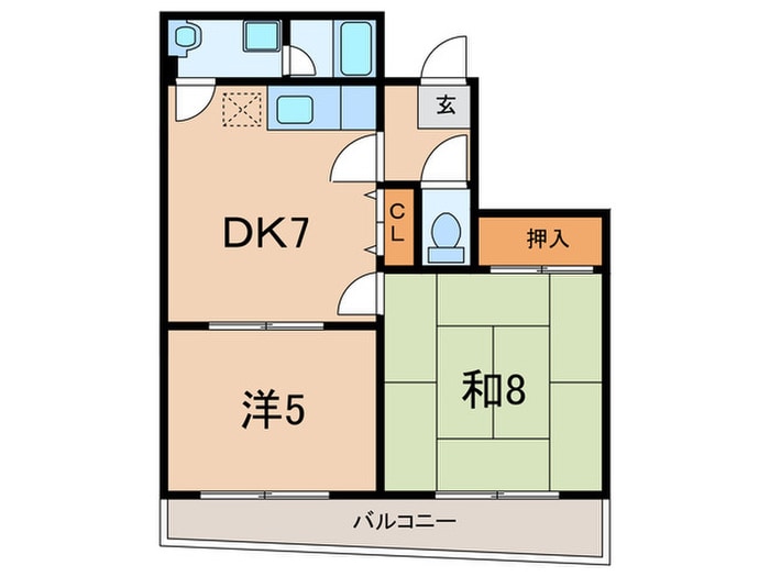 メゾンドファミ－ユの物件間取画像