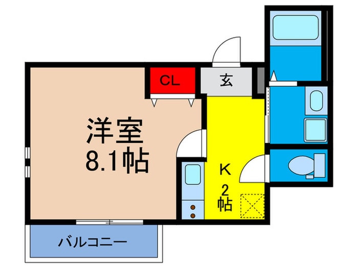 フジパレス岩田町サウスの物件間取画像