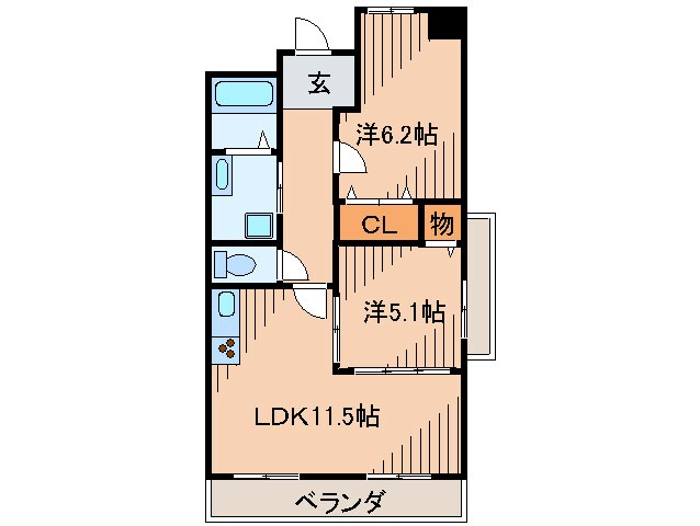 ＣＡＳＡ　ＦＥＬＩＣＥの物件間取画像