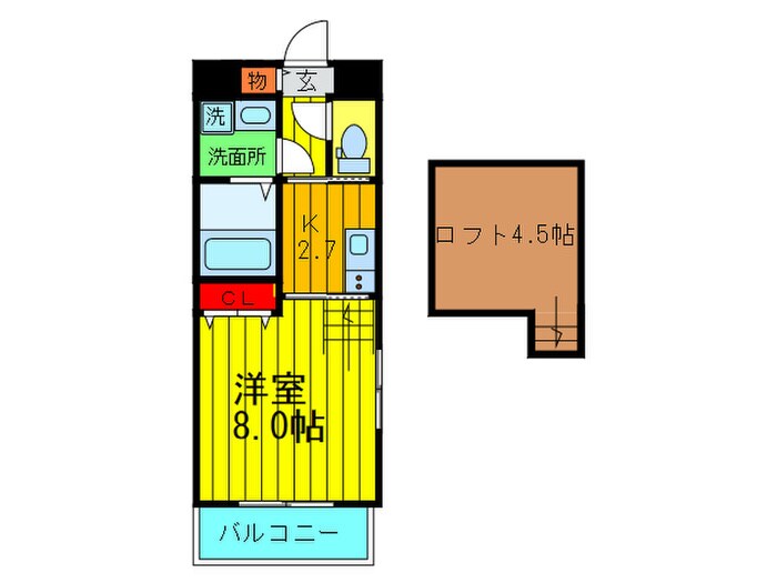 ロ－タリ－マンション香里西之町の物件間取画像
