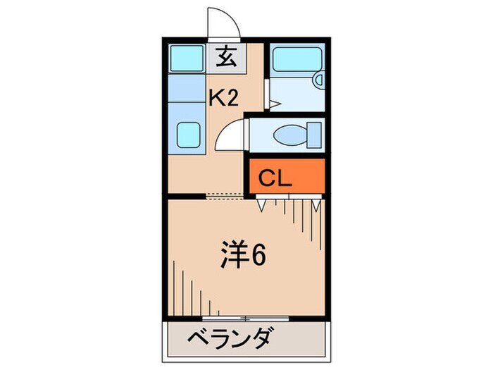 エスペーロ 甲東の物件間取画像