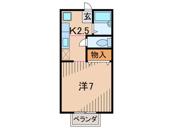 エスペーロ 甲東の物件間取画像