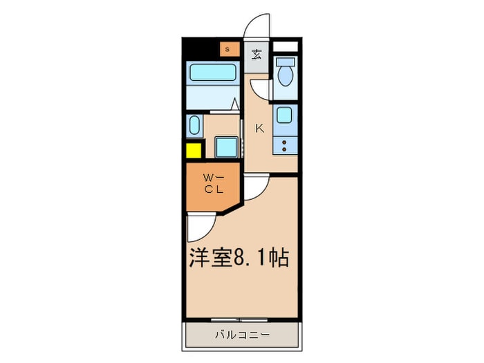 パルティール広野の物件間取画像